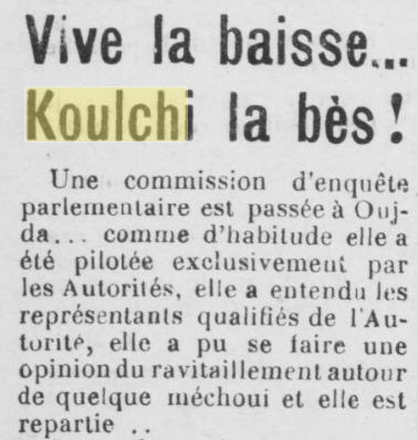 Koulchi la bès