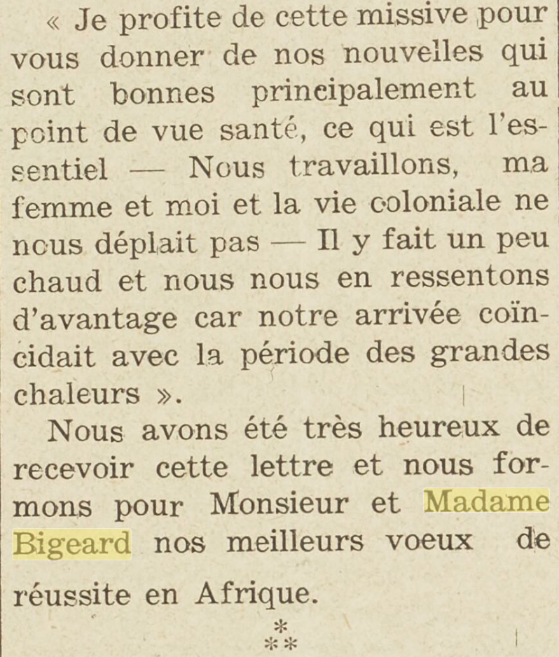 Monsieur et Madame Bigeard