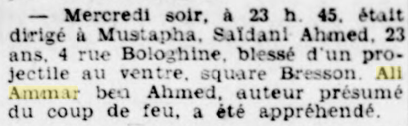 Ali Ammar ben Ahmed en 1953