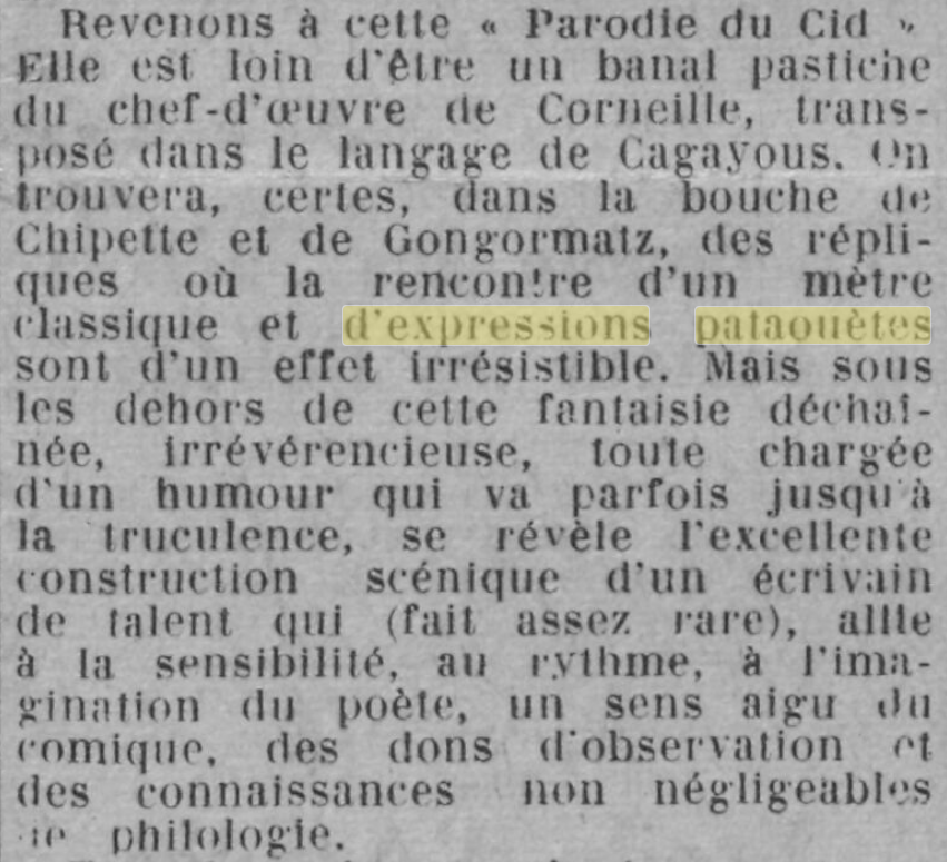 La parodie du Cid (livre algérien) 