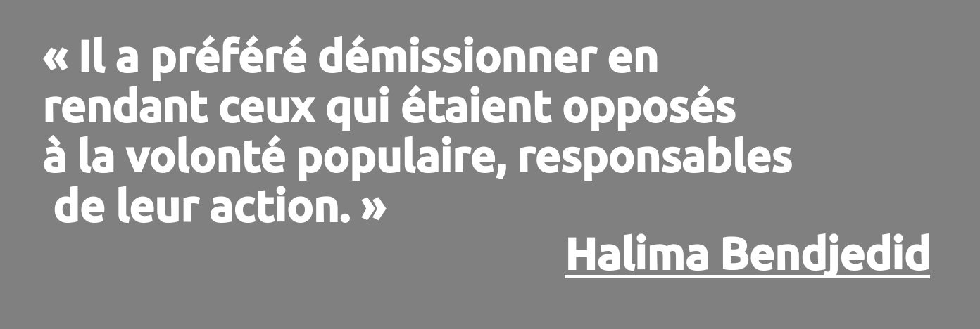Citation de Halima Bendjedid Bourokba