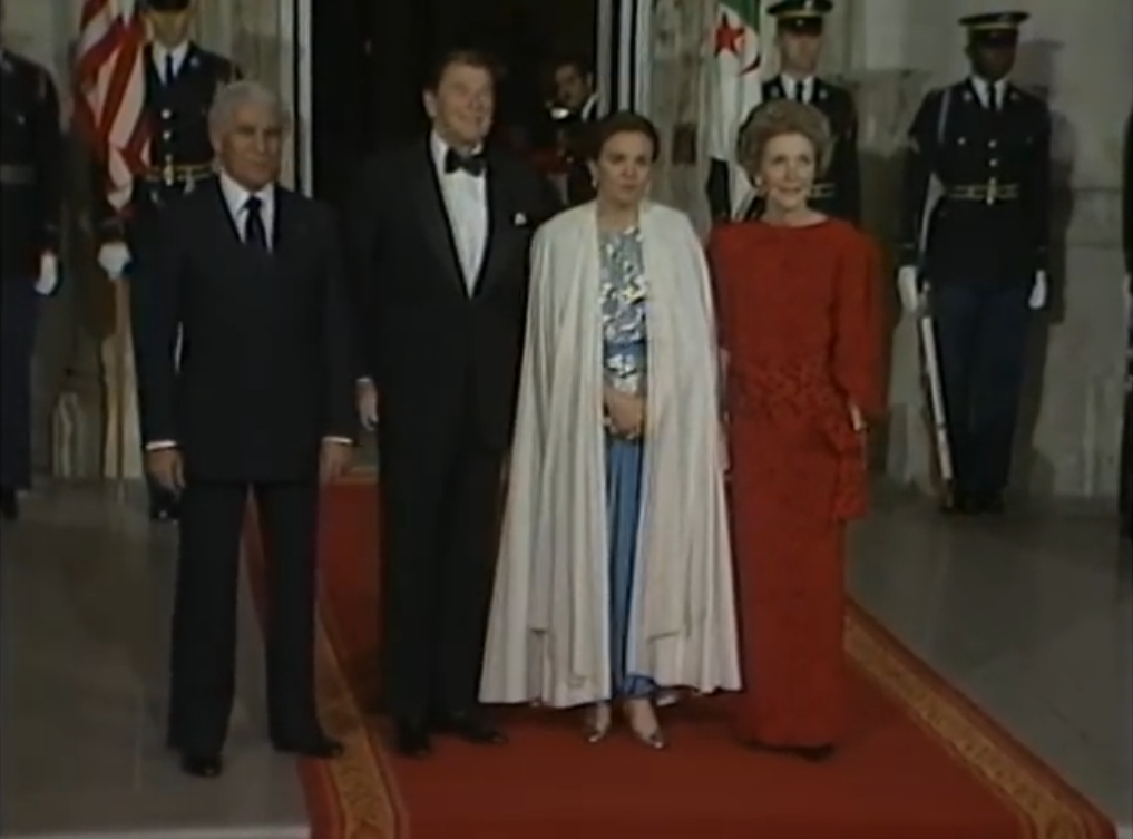 Halima Bourokba Bendjedid Ronald Reagan