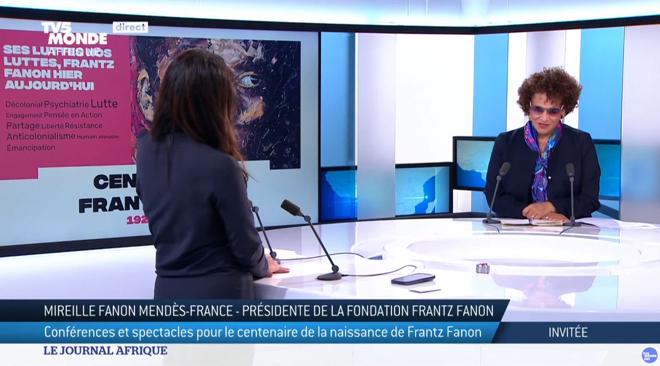 Mireille Fanon-Mendès-France et Michèle Weyer