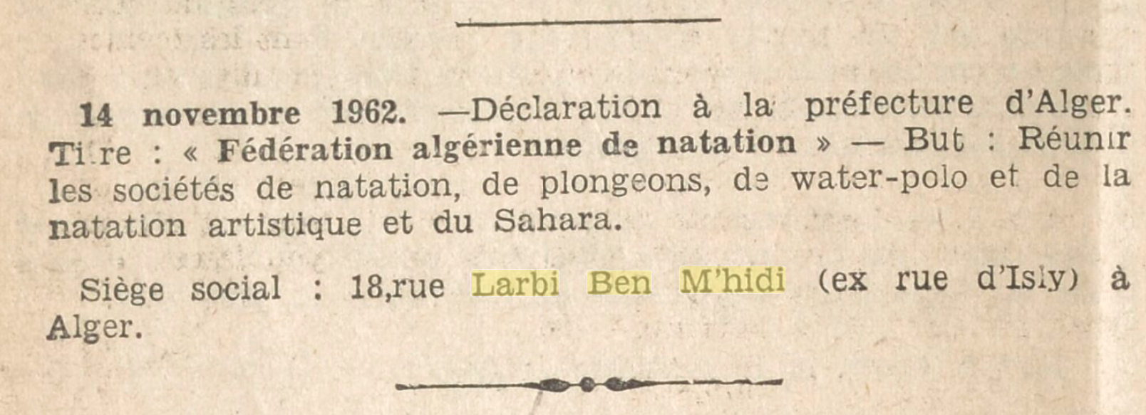 Rue Larbi Ben M'hidi à Alger 