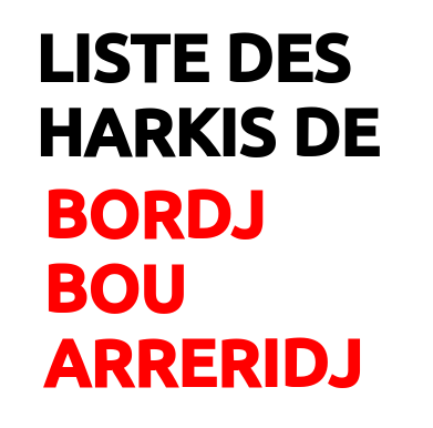 Liste Harkis Bordj Bou Arreridj