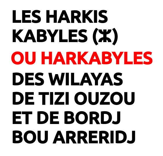 Harkis Kabyles Harkabyles